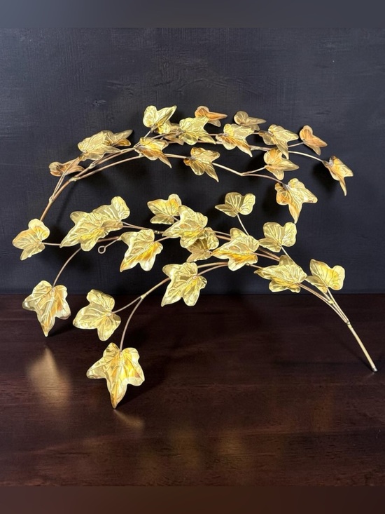 Other - Metal Leaves Wall Decor